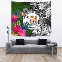 Niue Tapestry - Turtle Plumeria Banana Leaf - Polynesian Pride