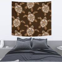 Turtle Plumeria Grown Tapestry - Polynesian Pride