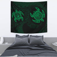 Hawaii Polynesian Turtle Tapestry Green Wall Tapestry 130cm*150cm Green - Polynesian Pride