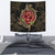 Hawaii Shark Hibiscus Gold Tapestry Wall Tapestry 130cm*150cm Gold - Polynesian Pride