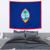 Guam Tapestry - Kanaka Maoli Flag Style - Polynesian Pride