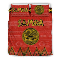 American Samoa Duvet Cover Set - American Samoa Seal - Polynesian Pride