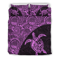 Turtle Mermaid Polynesian Duvet Cover Set 05 TH90 Black - Polynesian Pride