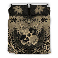 Tonga Duvet Cover Set - Tonga Coat Of Arms Coconut (Duvet Cover) - Polynesian Pride