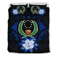 Pohnpei Duvet Cover Set - Pohnpei Flag & Hibiscus - Polynesian Pride