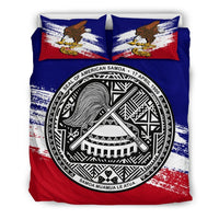 American Samoa Duvet Cover Set - American Samoa Seal Premium (Duvet Covers) - Polynesian Pride