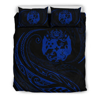 Tonga Bedding Set - Blue - Frida Style Blue - Polynesian Pride