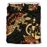 Polynesian Duvet Cover Set - Vanuatu Duvet Cover Set Lizrad Lucky - Polynesian Pride