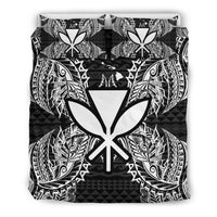 Polynesian Bedding Set - Hawaii Duvet Cover Set Map Black - Polynesian Pride