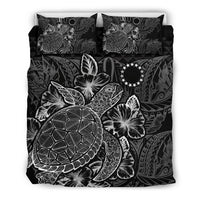 Polynesian Bedding Set - Cook Islands Duvet Cover Set Black Color - Polynesian Pride