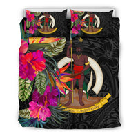 Vanuatu Bedding Set - Hibiscus Polynesian Pattern - Polynesian Pride
