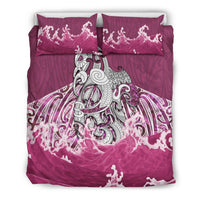 Maori Manaia The Pink Sea Bedding Set - Polynesian Pride