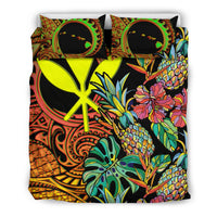 Polynesian Hawaii Bedding Set - Pineapple Hibiscus - Polynesian Pride