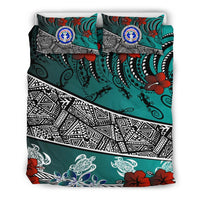 Northern Mariana Bedding Set - Lizard And Turtle Green - Polynesian Pride