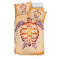 Hawaiian Turtle Hibiscus Polynesian Bedding Set - Polynesian Pride