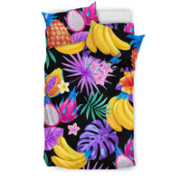Palm Leaves Fruit Duvet Cover Set - Polynesian Pride