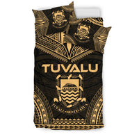 Tuvalu Polynesian Chief Duvet Cover Set - Gold Version - Polynesian Pride