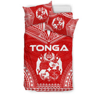 Tonga Flag Polynesian Chief Duvet Cover Set - Polynesian Pride