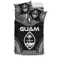 Guam Polynesian Chief Duvet Cover Set - Black Version - Polynesian Pride
