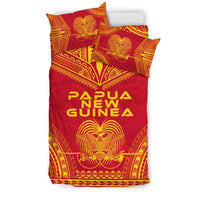 Papua New Guinea Flag Polynesian Chief Duvet Cover Set - Polynesian Pride