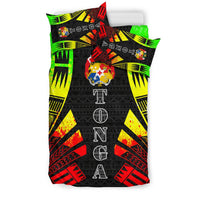 Tonga Duvet Cover Set - Polynesian Tattoo Reggae - Polynesian Pride