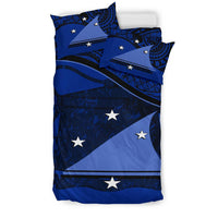 Polynesian Duvet Cover Set - Tokelau Bedding Set Dark Blue - Polynesian Pride