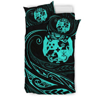 Tonga Bedding Set - Turquoise - Frida Style - Polynesian Pride