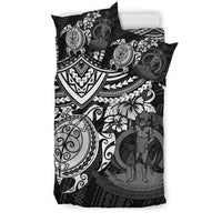 Vanuatu Polynesian Duvet Cover Set - White Turtle - Polynesian Pride