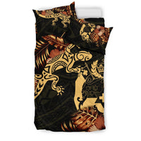 Polynesian Duvet Cover Set - Tonga Duvet Cover Set Lizrad Lucky - Polynesian Pride