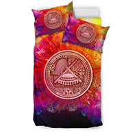 Polynesian Bedding Set American Samoa Duvet Cover Set Bright Style - Polynesian Pride