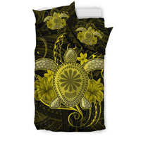 Hawaii Turtle Hibiscus Polynesian Bedding Set - Full Style - Yellow - Polynesian Pride