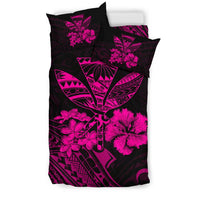 Hawaiian Bedding Set - Kanaka Maoli Polynesian Pink - Polynesian Pride