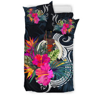 Polynesian Bedding Set - Vanuatu Duvet Cover Set Tropical Flowers - Polynesian Pride
