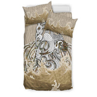 Maori Manaia The Golden Sea Bedding Set - Polynesian Pride