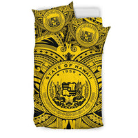 Hawaii Bedding Sets - Polynesian Tattoo & Hawaii Coat of Arm - Polynesian Pride