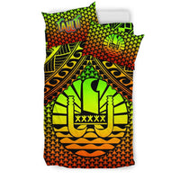 Polynesian Tahiti Bedding Set - Reggae Vintage Polynesian Patterns - Polynesian Pride