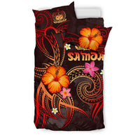 Polynesian Hawaii Bedding Set - Legend of Samoa (Red) - Polynesian Pride