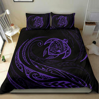 Hawaiian Map Turtle Polynesian Bedding Set - Purple - Frida Style - Polynesian Pride