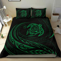 Hawaiian Map Turtle Polynesian Bedding Set - Green - Frida Style - Polynesian Pride