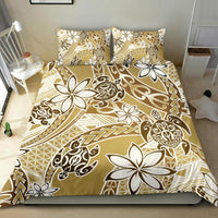 Polynesian Duvet Cover Set - Turtle Duvet Cover Set Gold - Polynesian Pride