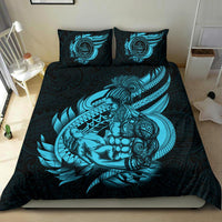 Polynesian Bedding Set - Palau Duvet Cover Set Father And Son Emerald - Polynesian Pride