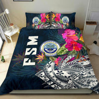 Federated States Of Micronesia Bedding Set - Summer Vibes Blue - Polynesian Pride