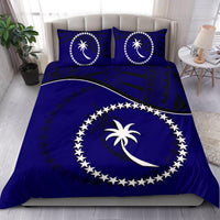Chuuk Duvet Cover Set - Chuuk Flag Dark Blue - Polynesian Pride