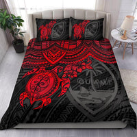 Guam Polynesian Duvet Cover Set - Red Turtle RED - Polynesian Pride