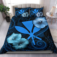 Polynesian Hawaii Duvet Cover Set - Hibiscus Blue - Polynesian Pride