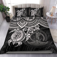 Vanuatu Polynesian Duvet Cover Set - White Turtle WHITE - Polynesian Pride