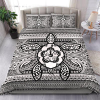 Hawaiian Turtle Polyensian Tribal Bedding Set White - Polynesian Pride