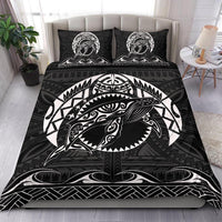 Hawaiian Polynesian Whale Bedding Set White - Polynesian Pride