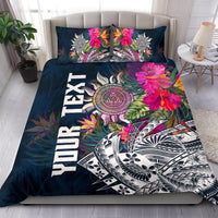 Polynesian Custom Personalised Bedding Set - Summer Vibes Blue - Polynesian Pride