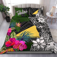 Tokelau Bedding Set - Turtle Plumeria Banana Leaf - Polynesian Pride